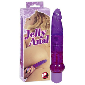 JELLY ANAL VIBRATOR PURPLE