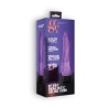 GC 8" FAT REALISTIC DILDO VIBE PURPLE