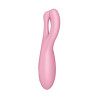 SATISFYER THREESOME 4 VIBRATOR WITH APP PINK