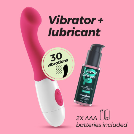 VIBROMASSEUR TROLLIE AVEC LUBRIFIANT À BASE D’EAU CRUSHIOUS