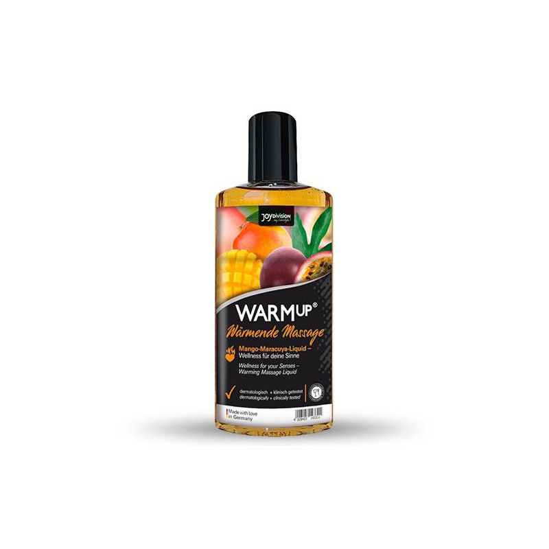 WARMUP EDIBLE MASSAGE OIL MANGO PASSION FRUIT 150ML