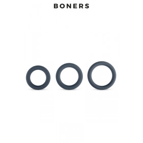 Kit de 3 anneaux de pénis - Boners