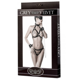 Lingerie SM chic 5 pièces - Grey Velvet