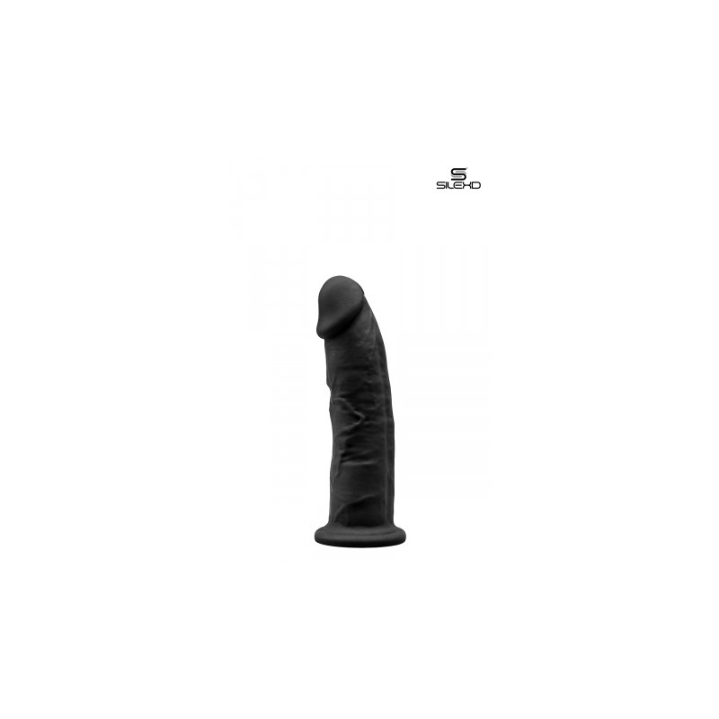 Gode double densité noir 15 cm - Modèle 2