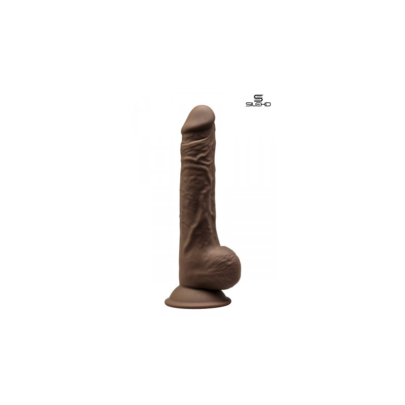 Gode double densité chocolat 24 cm - Modèle 3