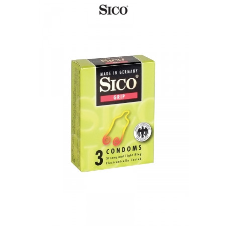 3 préservatifs Sico GRIP