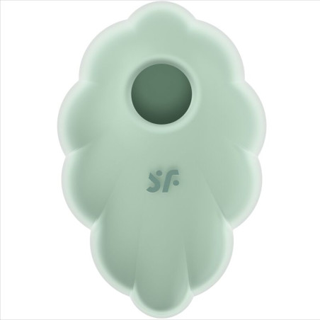 SATISFYER - VIBRATEUR CLOUND DANCER VERT AIR PULSE