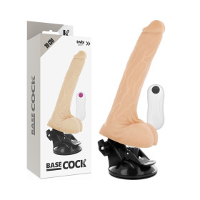 BASECOCK - VIBRATEUR NATUREL RÉALISTE TÉLÉCOMMANDE 19 CM -O- 4