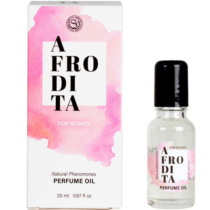 SECRETPLAY - HUILE DE PARFUM AUX PHÉROMONES NATURELLES AFRODITA 20 ML