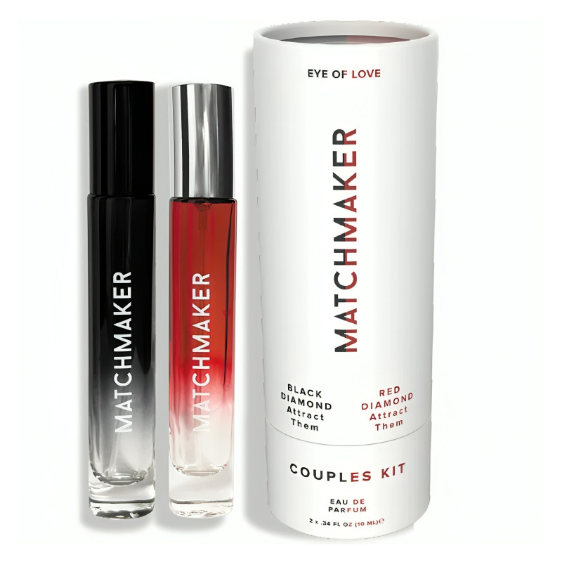 EYE OF LOVE - MATCHMAKER BLACK & RED DIAMOND COUPLES KIT PARFUM PHÉROMONES 10 ML