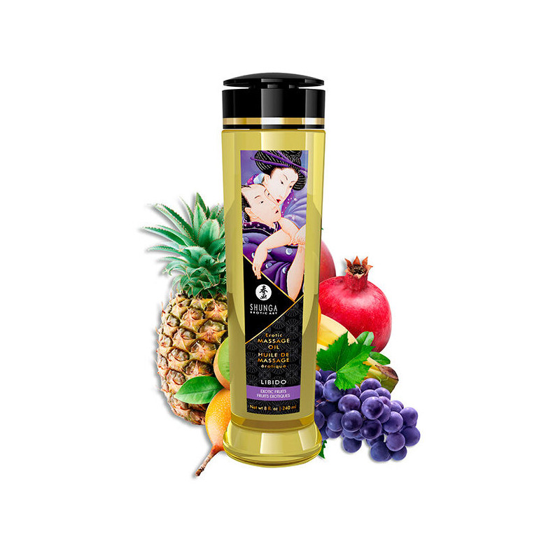 SHUNGA - HUILE DE MASSAGE ÉROTIQUE LIBIDO 240 ML