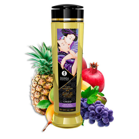 SHUNGA - HUILE DE MASSAGE ÉROTIQUE LIBIDO 240 ML