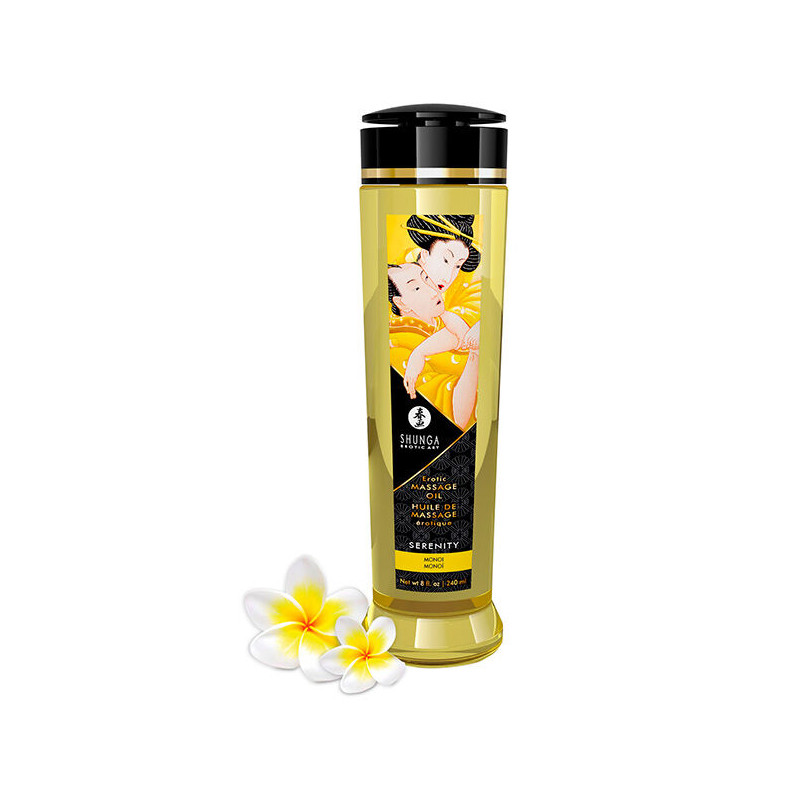 SHUNGA - HUILE DE MASSAGE ÉROTIQUE SÉRÉNITÉ 240 ML