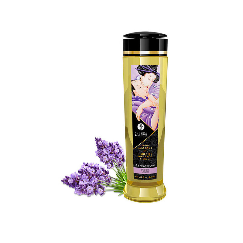 SHUNGA - HUILE DE MASSAGE ÉROTIQUE SENSATION 240 ML