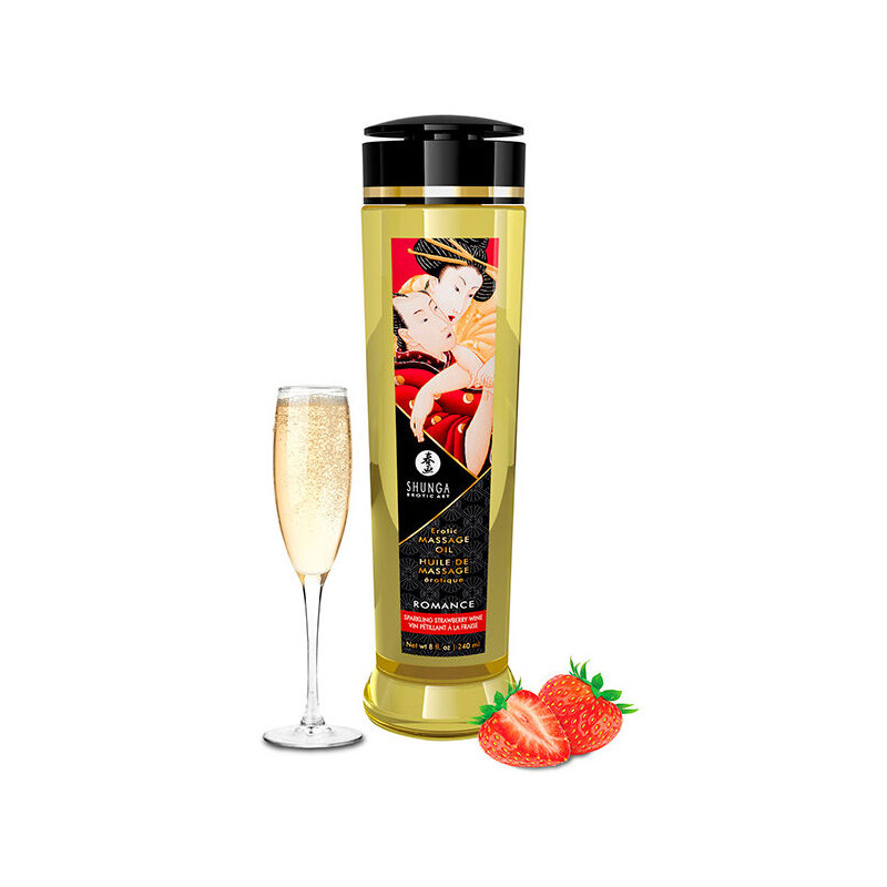 SHUNGA - HUILE DE MASSAGE ROMANCE ÉROTIQUE 240 ML