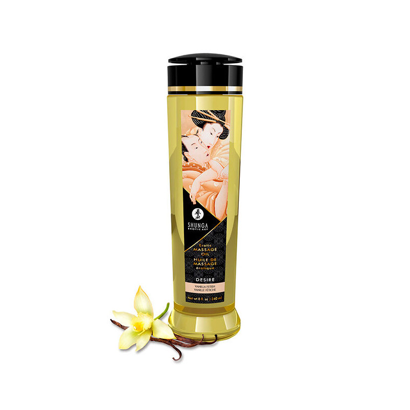 SHUNGA - HUILE DE MASSAGE ÉROTIQUE DÉSIR 240 ML