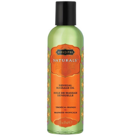 KAMASUTRA - HUILE DE MASSAGE NATURELLE  LA MANGUE TROPICALE 59 ML