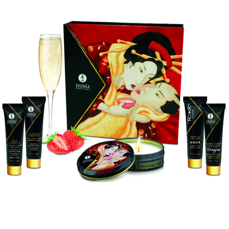 SHUNGA - KIT SECRET GEISHA FRAISES ET CAVA