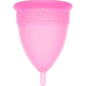 STERCUP - COUPE MENSTRUELLE EN SILICONE FDA TAILLE L ROSE