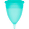 STERCUP - COUPE MENSTRUELLE EN SILICONE FDA TAILLE L AIGUE-MARINE