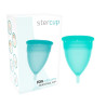 STERCUP - COUPE MENSTRUELLE EN SILICONE FDA TAILLE S AIGUE-MARINE