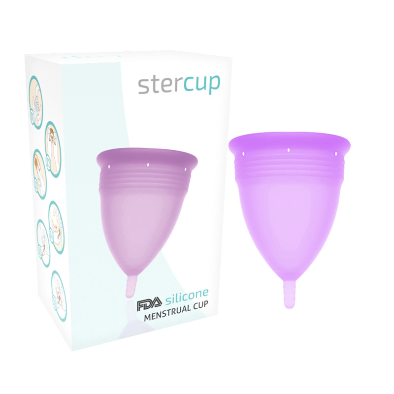 STERCUP - COUPE MENSTRUELLE EN SILICONE FDA TAILLE S LILAS