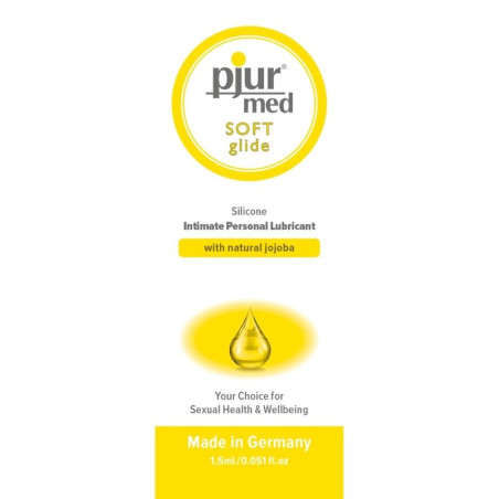 PJUR - LUBRIFIANT SILICONE MED SOFT GLIDE 1.5 ML