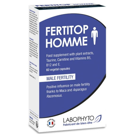 LABOPHYTO - FERTITOP HOMME COMPLÉMENT ALIMENTAIRE FERTILITÉ MASCULINE 60 PILULES