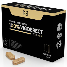 BLACK BULL - 100% VIGOERECT VIGEUR + FORCE POUR HOMME 20 COMPRIMES