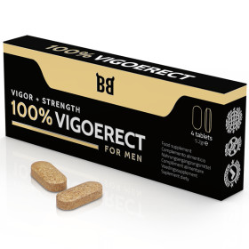 BLACK BULL - 100% VIGOERECT VIGEUR + FORCE POUR HOMME 4 COMPRIMES
