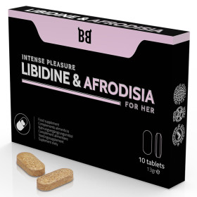 BLACK BULL - LIBIDINE & AFRODISIA PLAISIR INTENSE POUR ELLE 10 COMPRIMES
