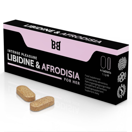 BLACK BULL - LIBIDINE & AFRODISIA PLAISIR INTENSE POUR SES 4 COMPRIMES