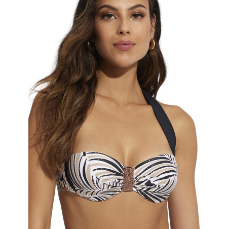 Haut maillot de bain bandeau Tanzania