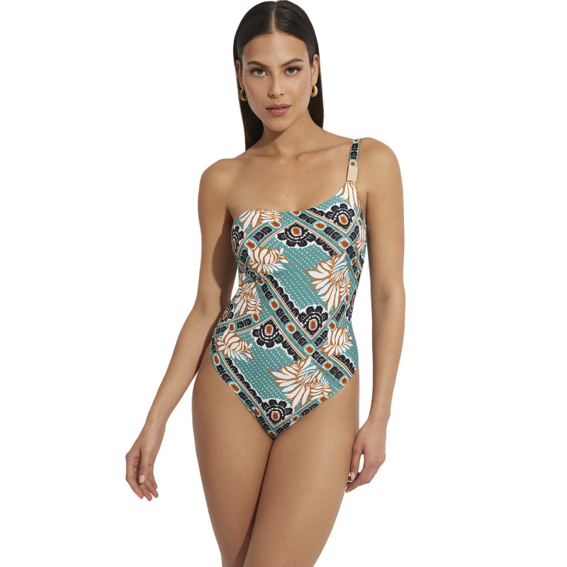 Maillot de bain une pièce armaturé asymétrique Bari