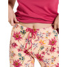 Pyjama pantalon t-shirt manches courtes Flowers