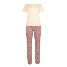 Pyjama pantalon t-shirt manches courtes Nina