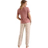 Pyjama pantalon t-shirt manches courtes Nina