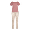 Pyjama pantalon t-shirt manches courtes Nina