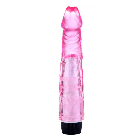 Vibromasseur 20 cm Jelly rose - YOJ-027PK