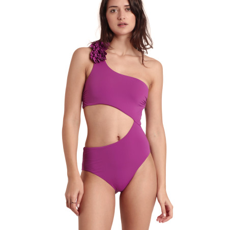 Maillot de bain 1 pièce asymétrique préformé Beach Style