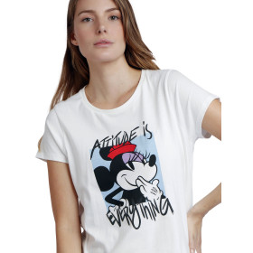 Pyjama short t-shirt Attitude Is Everthing Disney