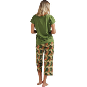 Pyjama tenue d'intérieur pantalon palazzo t-shirt Apres Sleep