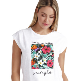 Pyjama short t-shirt Welcome To The Jungle
