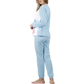 Pyjama tenue d'intérieur micropolaire pantalon et haut Sweet Dreams