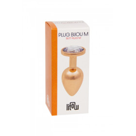 Plug bijou rose gold M - Litolu