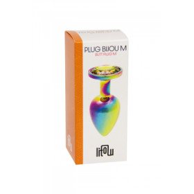 Plug bijou arc-en-ciel M - Litolu