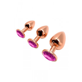 Plug bijou Tralalo rose M - Wooomy