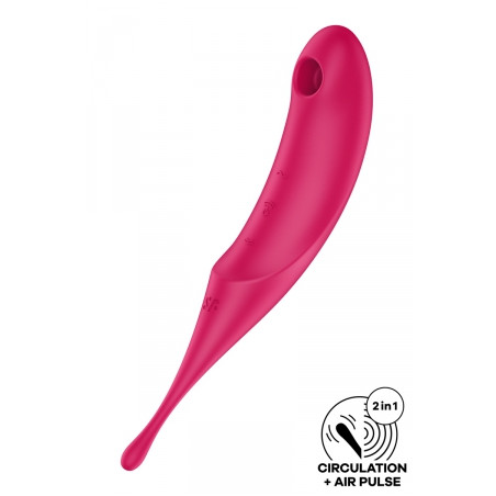 stimulateur Twirling Pro rouge - Satisfyer