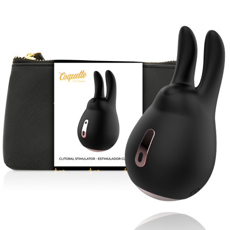 COQUETTE TOYS - STIMULATEUR CLITORIAL NOIR / OR