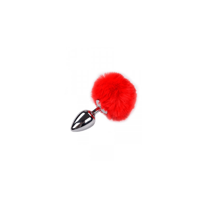 Plug métal Fluffy L rouge - Alive